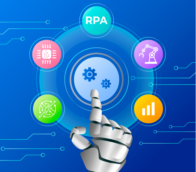 RPA bots work 24x7 handling everyday tasks with accuracy and speed