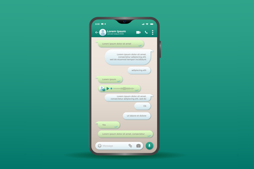 Chat bot WhatsApp messaging.